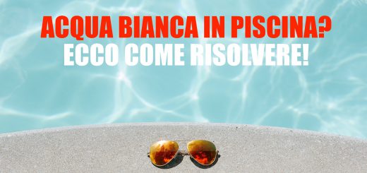 acqua bianca in piscina