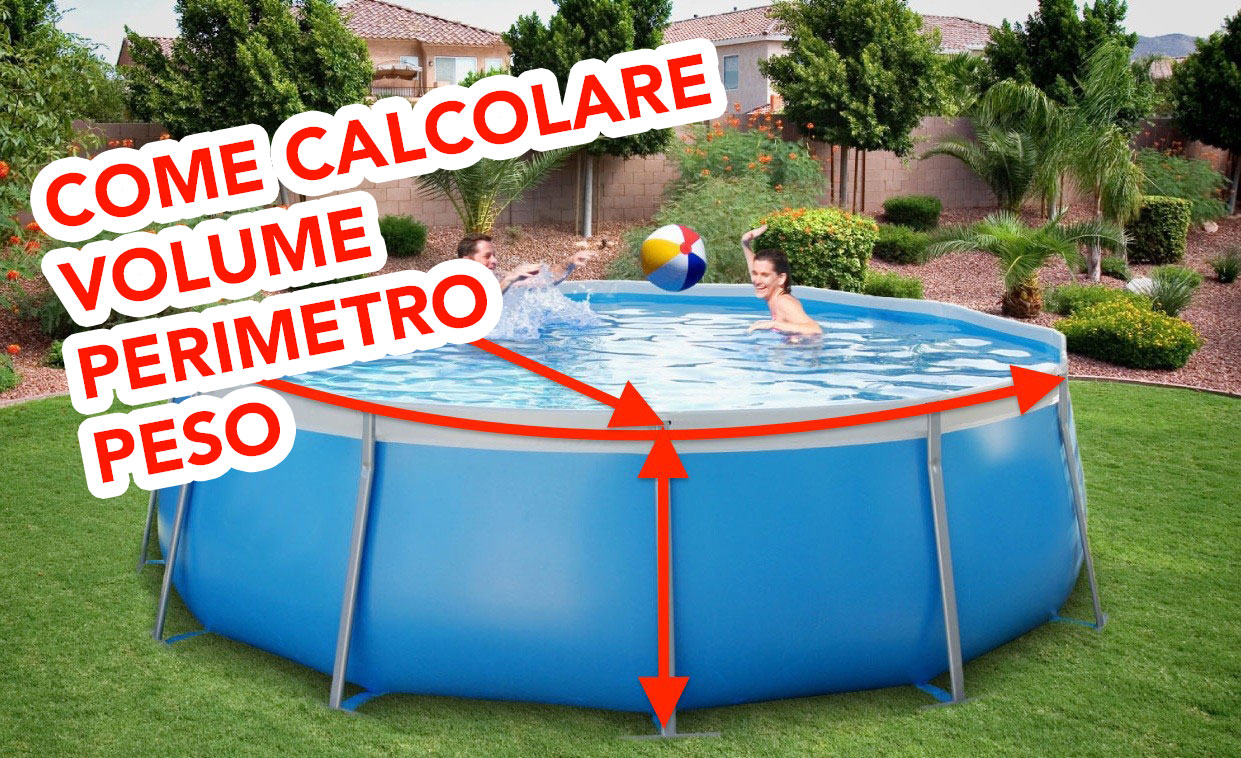 Come calcolare il volume, perimetro e peso della piscina? - DoryDory Blog